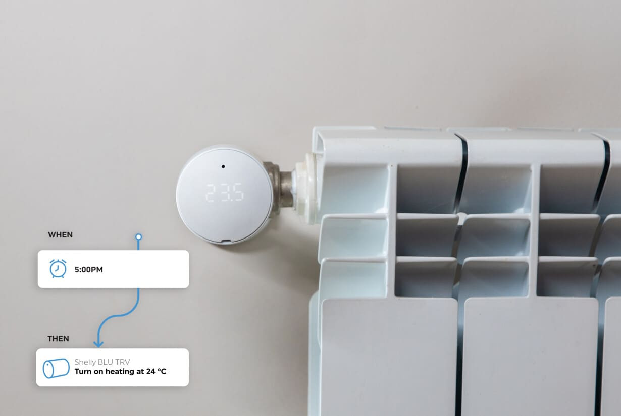 Shelly TRV nastavenie harmonogramu